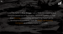 Desktop Screenshot of evanbriggs.com